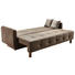 SCHLAFSOFA Mikrofaser Dunkelbraun - Schlammfarben/Dunkelbraun, KONVENTIONELL, Textil (218/80/44/94cm) - Carryhome SCHLAFSOFA Mikrofaser Dunkelbraun - Schlammfarben/Dunkelbraun, KONVENTIONELL, Textil (218/80/44/94cm) - Carryhome