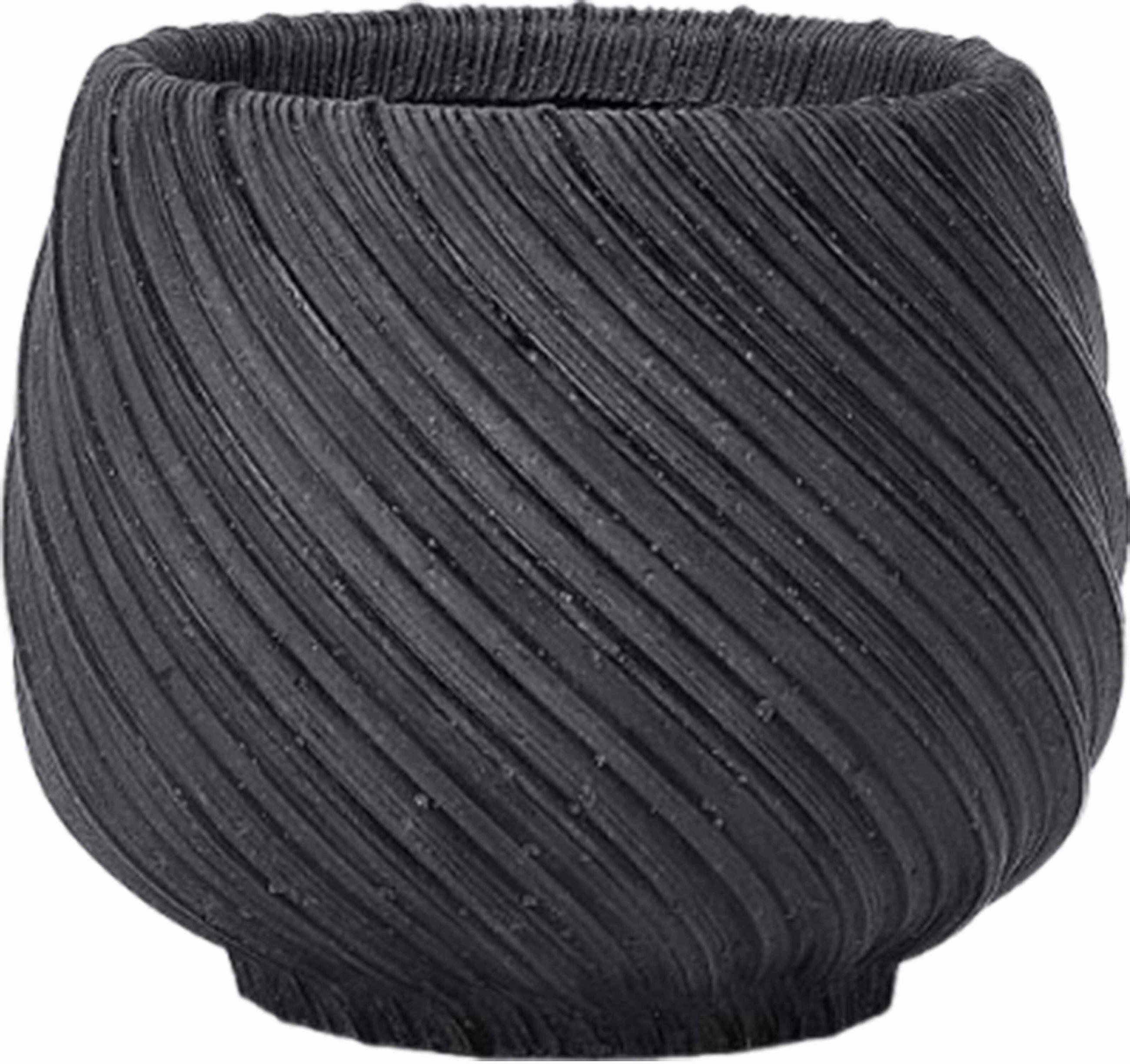 BLUMENTOPF   - Schwarz, LIFESTYLE, Kunststoff (22/18,4cm) - Ambia Home