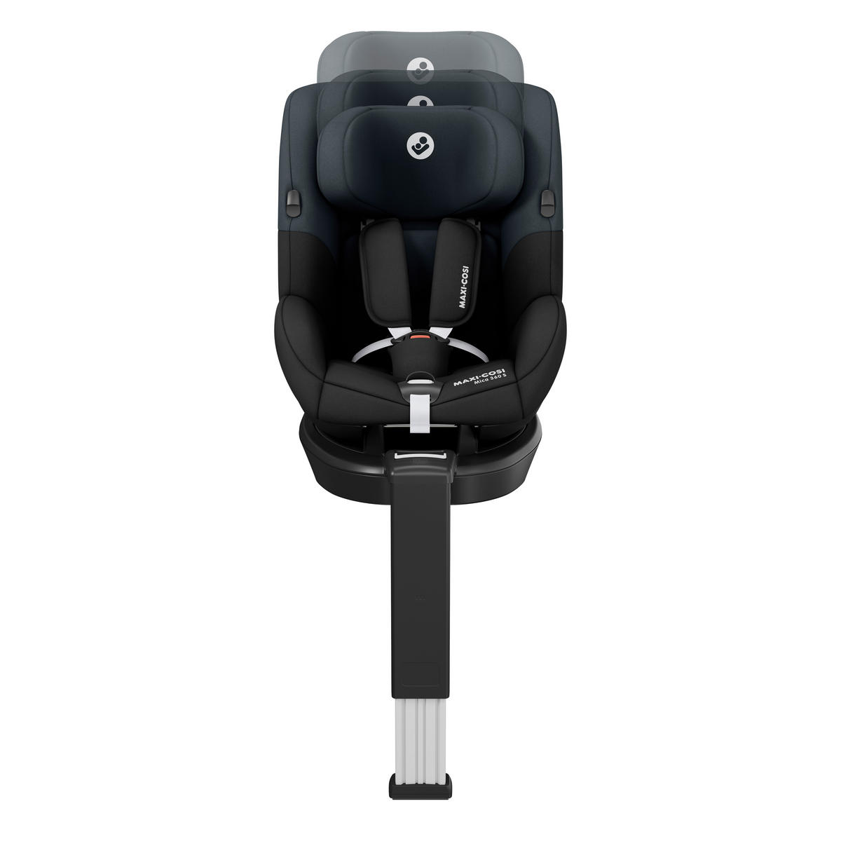 REBOARDER-KINDERSITZ Mica 360 S  - Schwarz, Basics, Kunststoff/Textil (42/52/72cm) - Maxi-Cosi