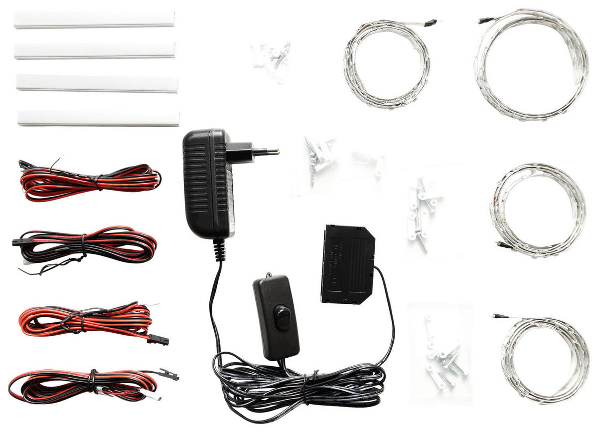 EINLEGEBODENBELEUCHTUNGS-SET  - Design, Kunststoff/Metall (100/1/1cm) - MID.YOU