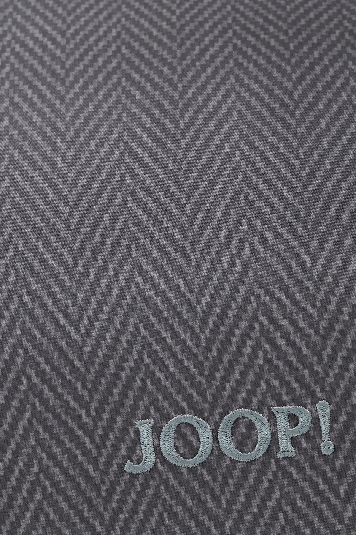 KOPFKISSENBEZUG HERRINGBONE 80/40 cm  - Anthrazit, Basics, Textil (80/40cm) - Joop!
