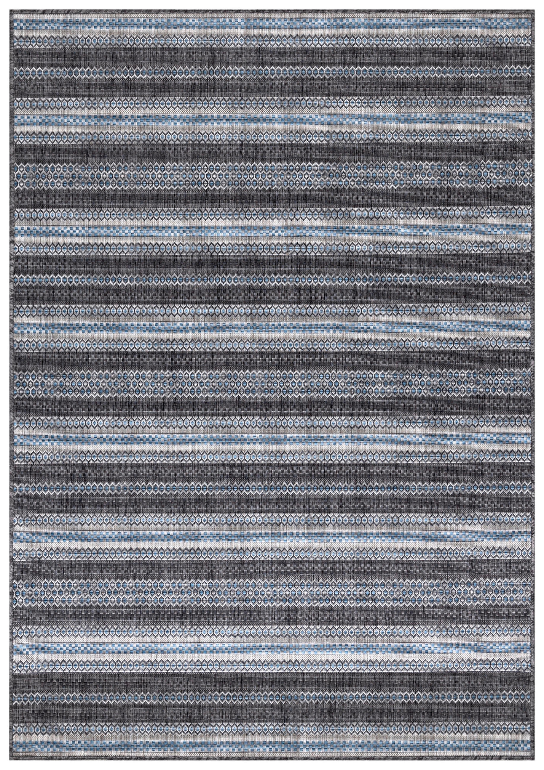OUTDOORTEPPICH 80/150 cm Sunny Schwarz  - Schwarz, Design, Textil (80/150cm) - Novel