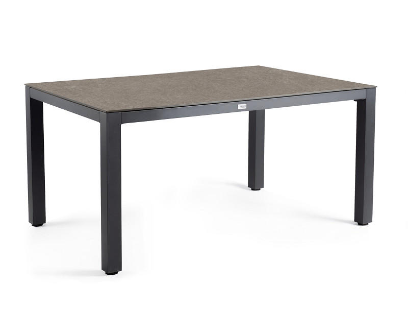 GARTENTISCH 160/90/75 cm Metall, Kunststoff Anthrazit, Grau rechteckig  - Anthrazit/Grau, Basics, Kunststoff/Metall (160/90/75cm) - Tierra Outdoor