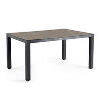 GARTENTISCH 160/90/75 cm Metall, Kunststoff Anthrazit, Grau rechteckig  - Anthrazit/Grau, Basics, Kunststoff/Metall (160/90/75cm) - Tierra Outdoor