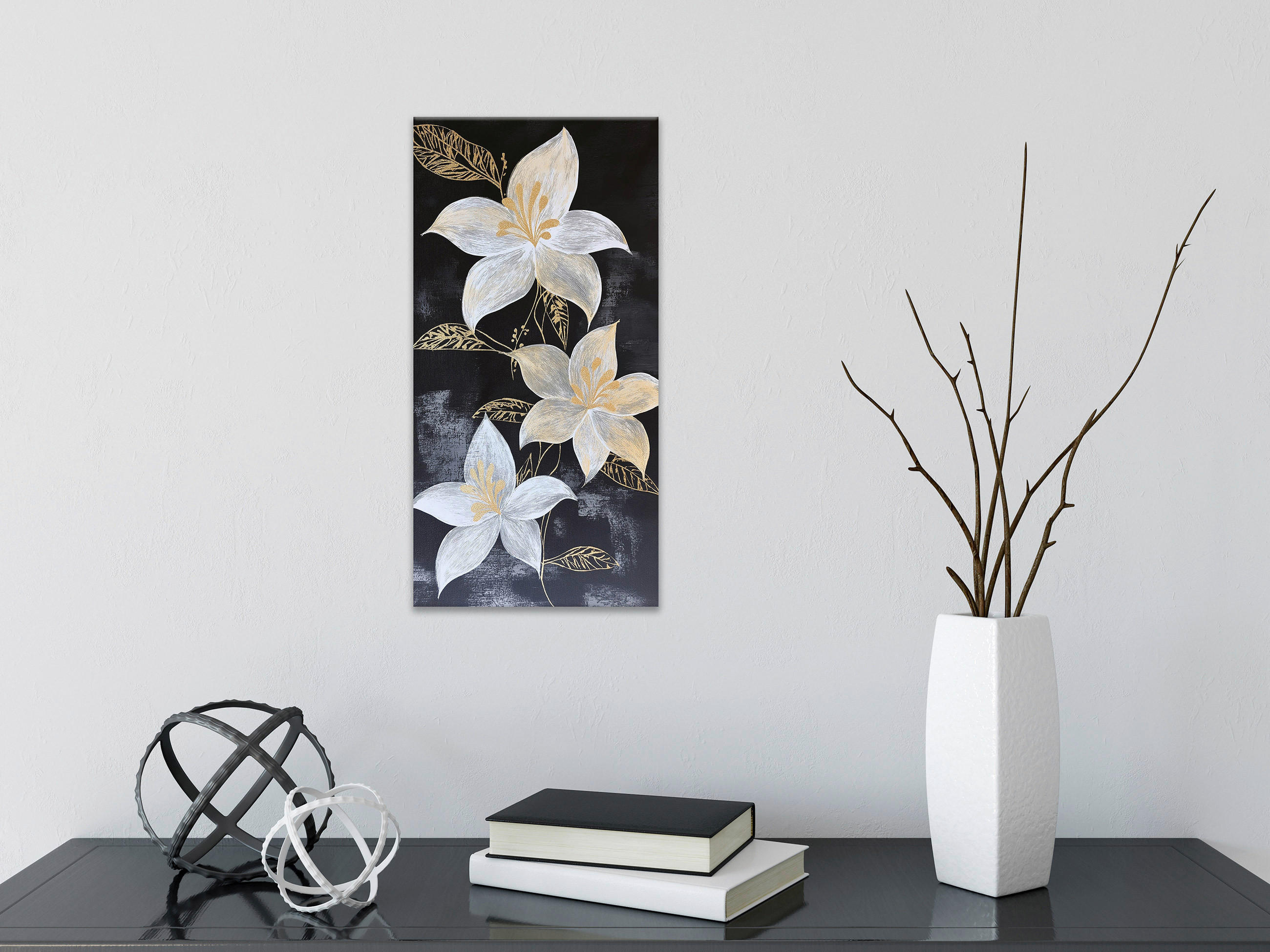 KEILRAHMENBILD Blumen 20/40 cm  - Multicolor, Basics, Holz/Papier (20/40cm)