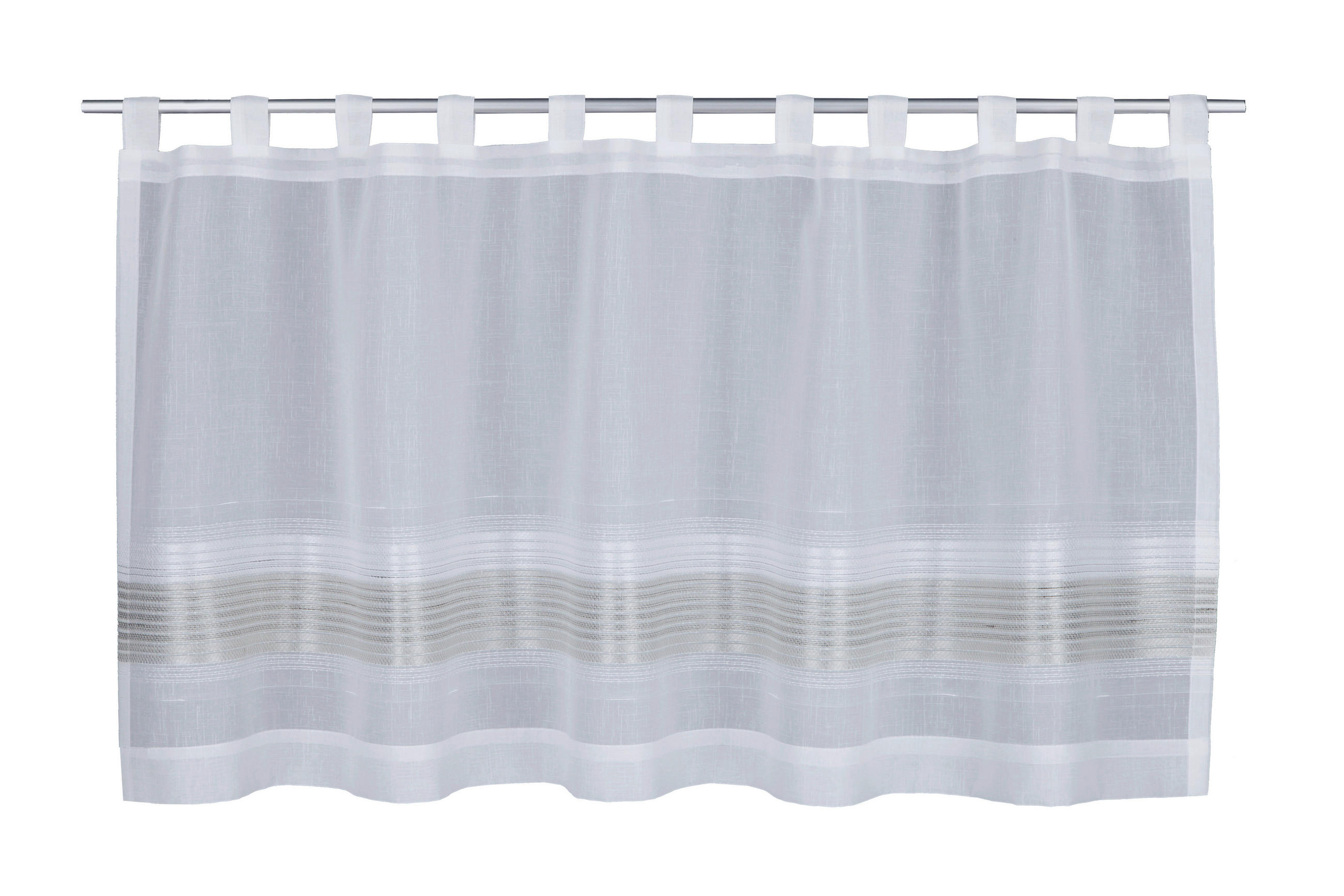 KURZGARDINE  140/60 cm  - Taupe, Basics, Textil (140/60cm)