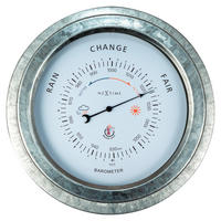 THERMOMETER - Silberfarben, Basics, Metall (22/22/5,5cm)