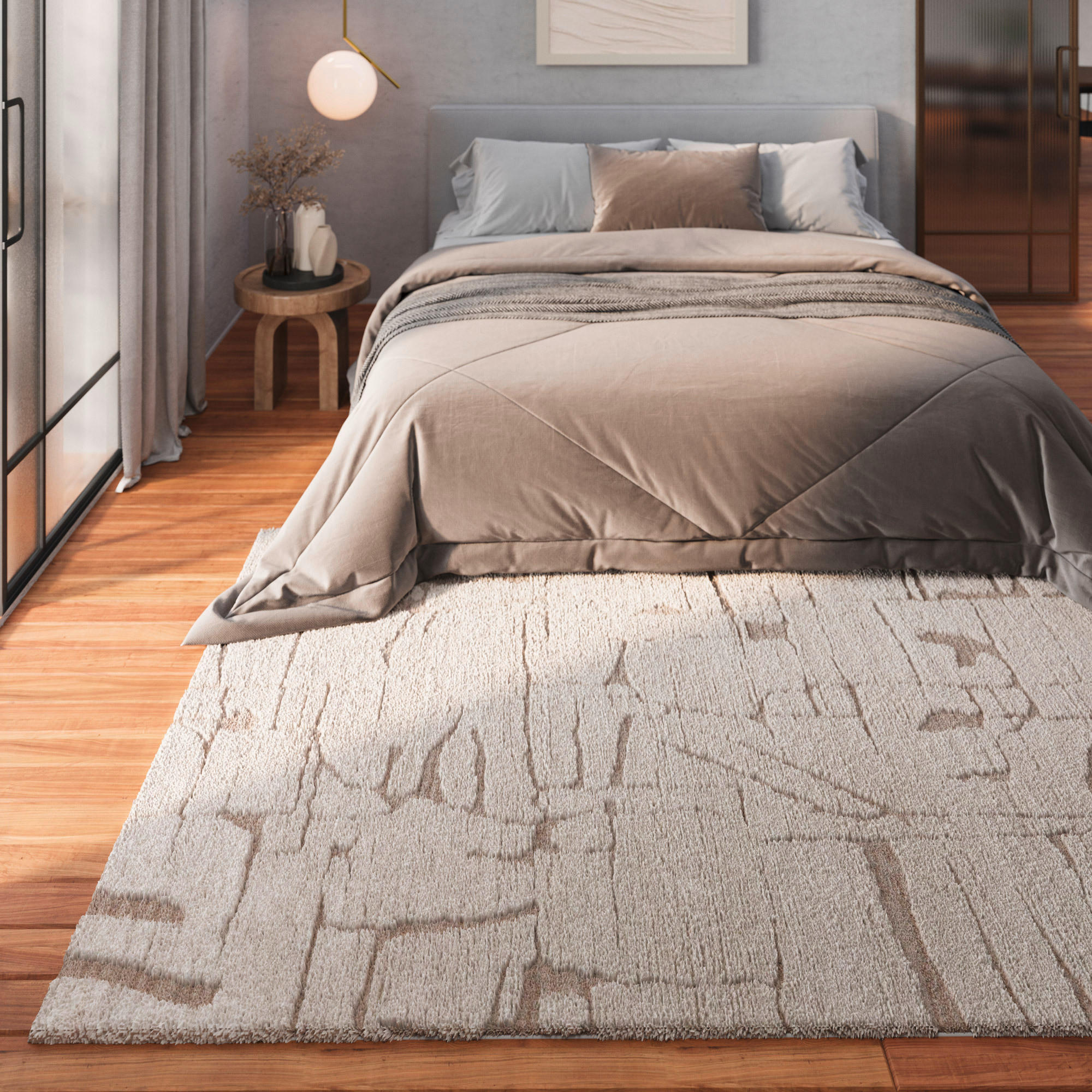 WEBTEPPICH 120/170 cm Nils Creme  - Creme, Design, Textil (120/170cm) - WECON HOME
