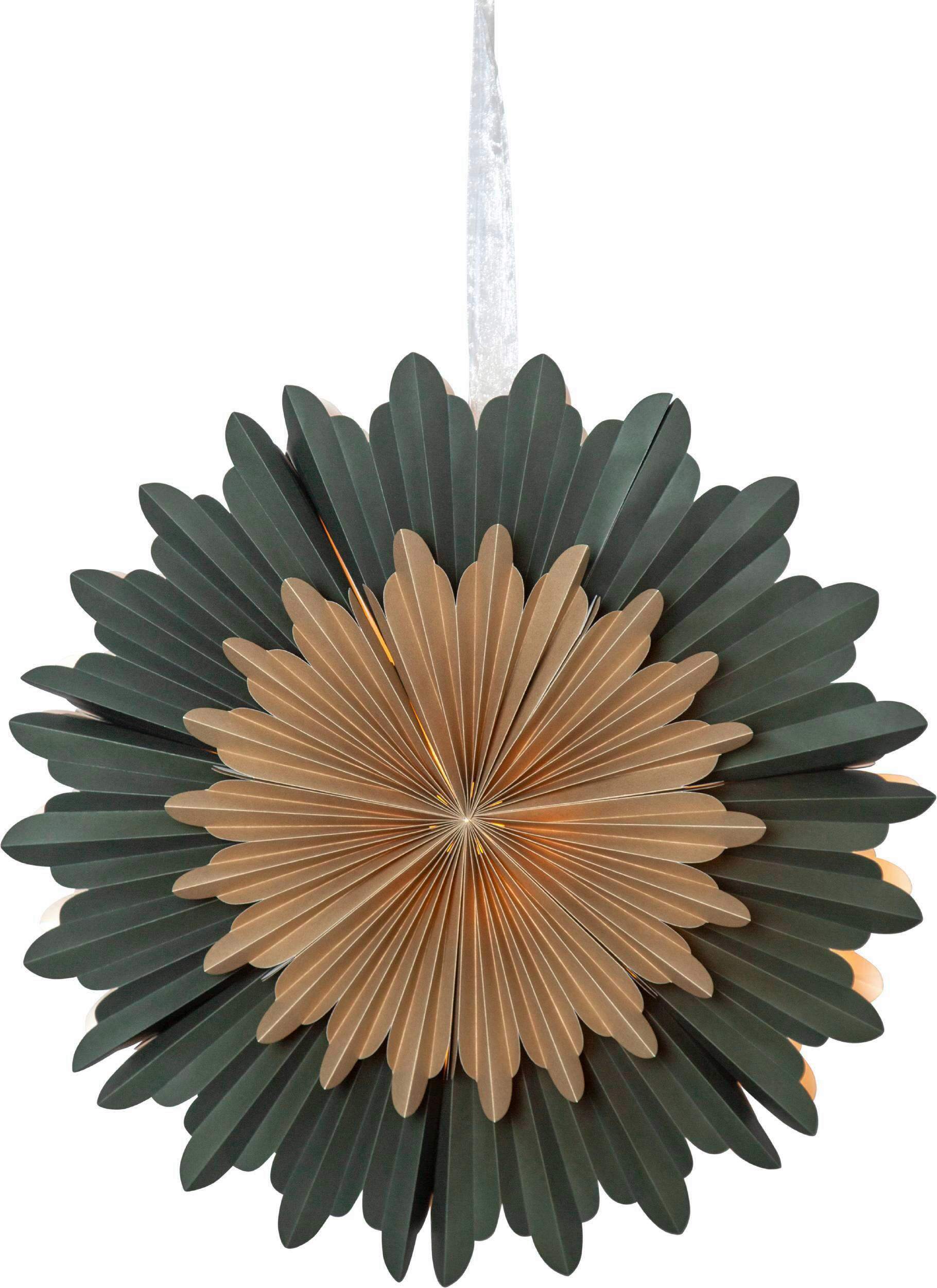 LED-DEKOLEUCHTE 50/20/50 cm   - Grün, Basics, Papier (50/20/50cm) - Eglo