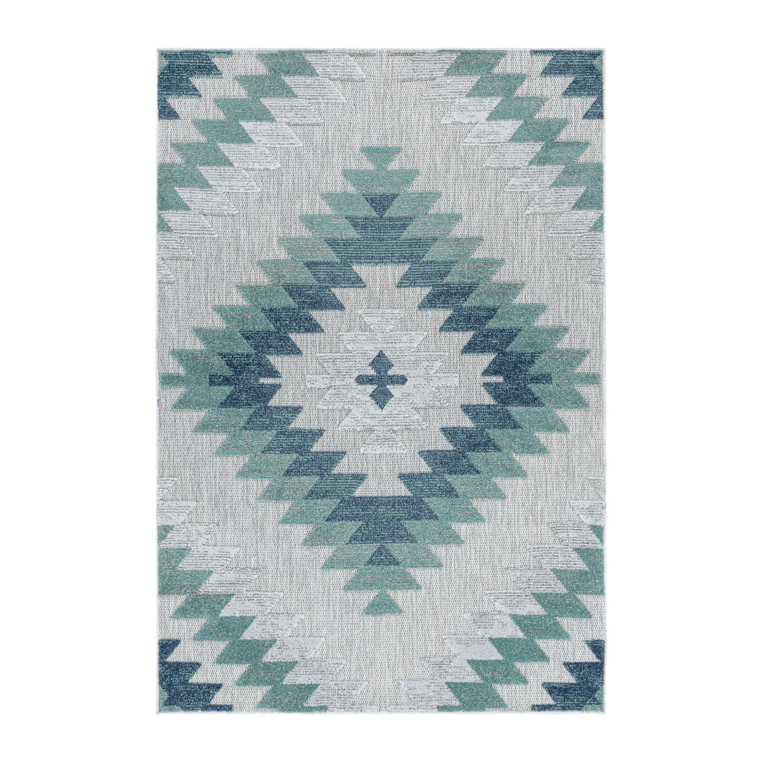 LÄUFER 80/250 cm Bahama  - Blau, Design, Textil (80/250cm) - Novel