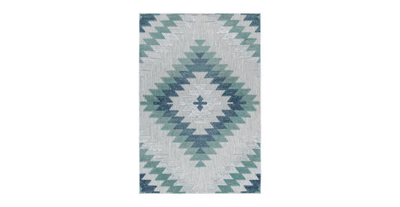 FLACHWEBETEPPICH 80/150 cm Bahama Blau - Blau, Design, Textil (80/150cm) - Novel