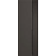 GARDEROBENSCHRANK 58/165/34 cm  - Anthrazit/Schwarz, Design, Glas/Holzwerkstoff (58/165/34cm) - Dieter Knoll