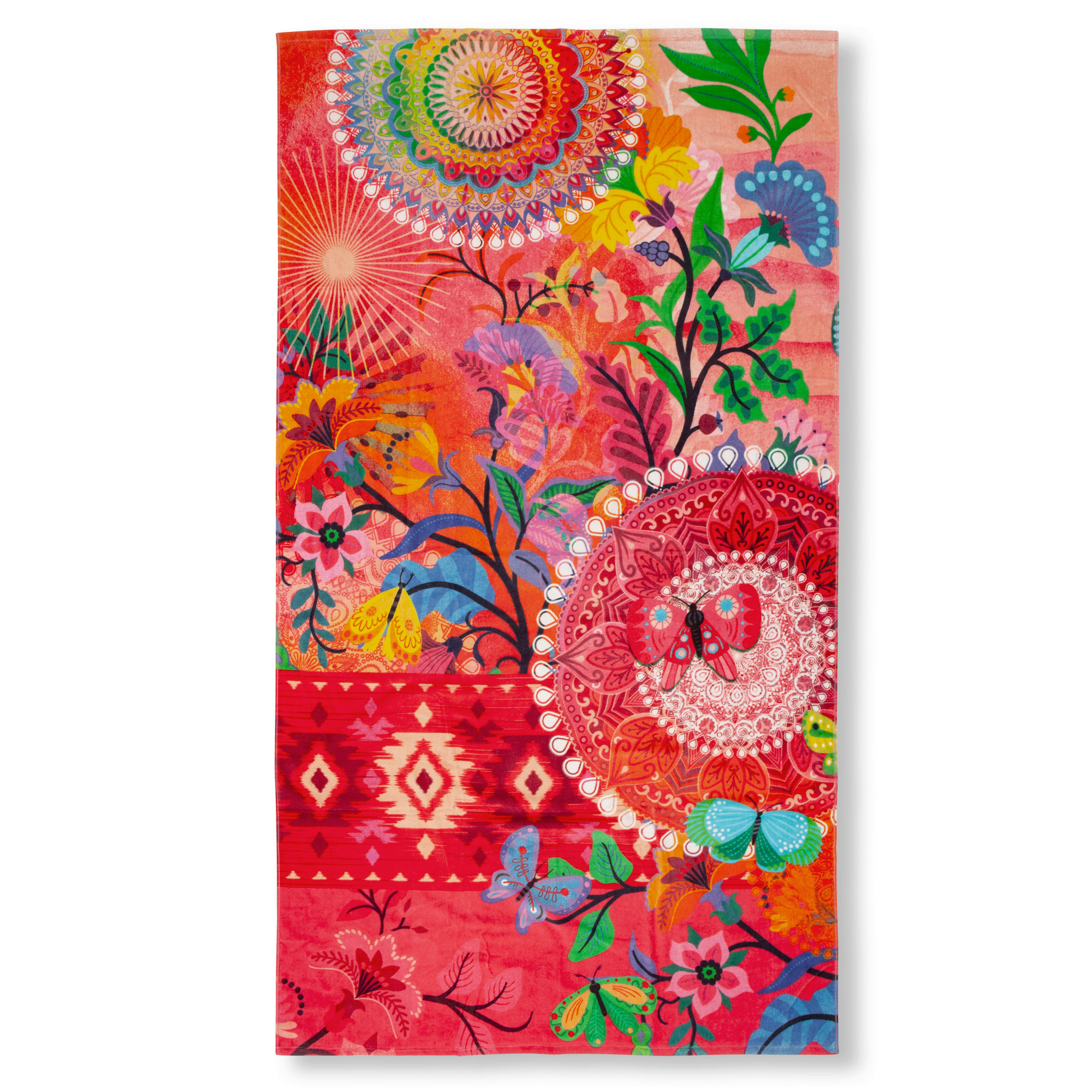 STRANDTUCH Multicolor 100/180 cm  - Multicolor, Trend, Textil (100/180cm)