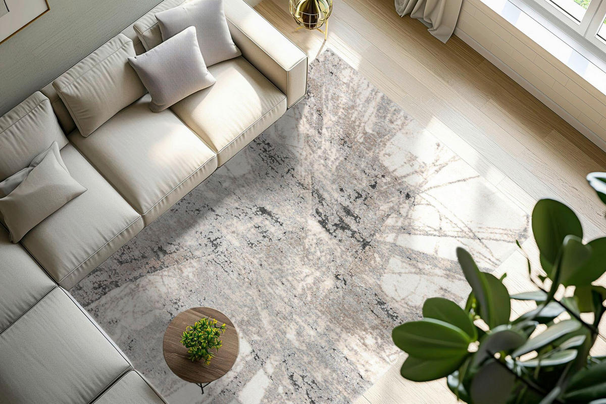 FLACHWEBETEPPICH 120/170 cm Grau rechteckig  - Grau, Basics, Textil (120/170cm) - Kayoom