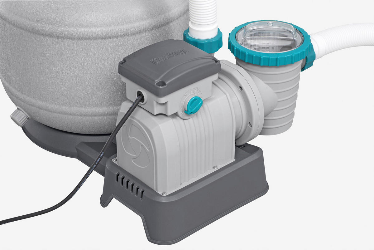 FILTERPUMPE FLOWCLEAR 58497GS  - Weiß/Orange, KONVENTIONELL, Kunststoff/Metall (60,3/42/65cm) - Bestway