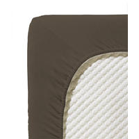 SPANNBETTTUCH Jenny C Single-Jersey  - Braun, Basics, Textil (100/220cm) - Fleuresse