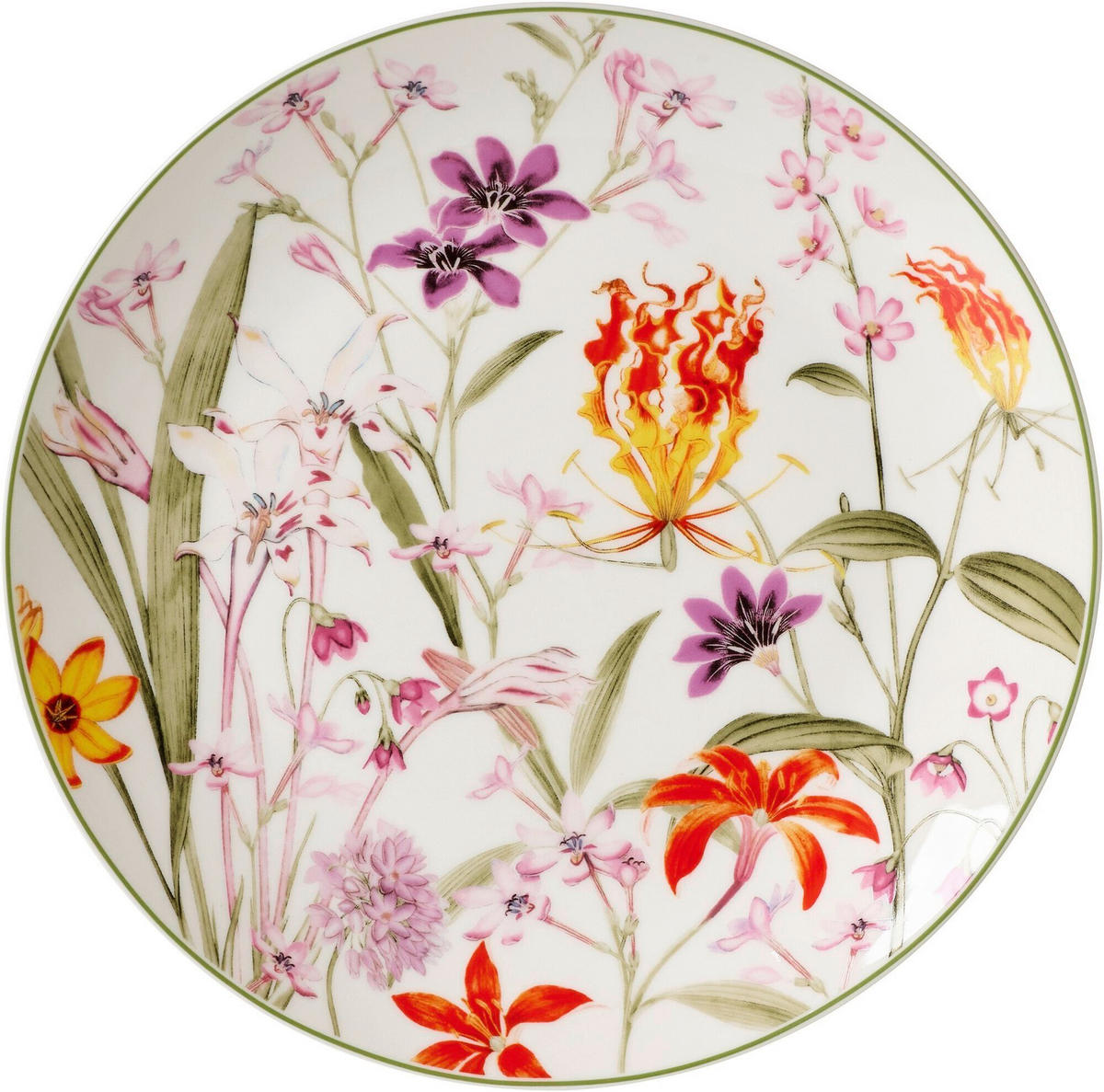 PLYTKÝ TANIER porcelán keramika 27 cm - oranžová/žltá, Trend, keramika (27cm) - Ritzenhoff Breker