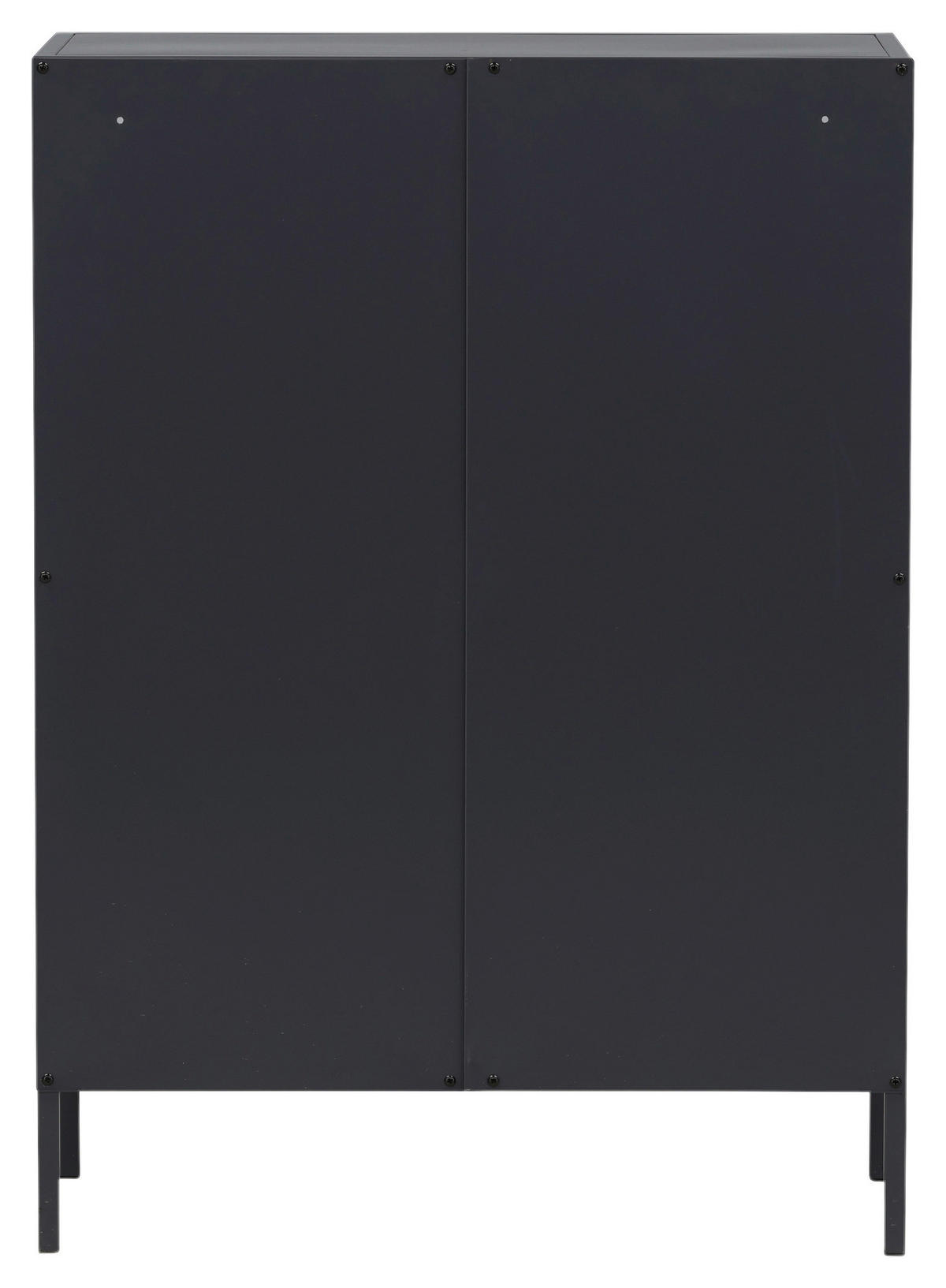 BÜCHERWAND Grau  - Dunkelgrau/Grau, Design, Metall (80/110/40cm) - Livetastic