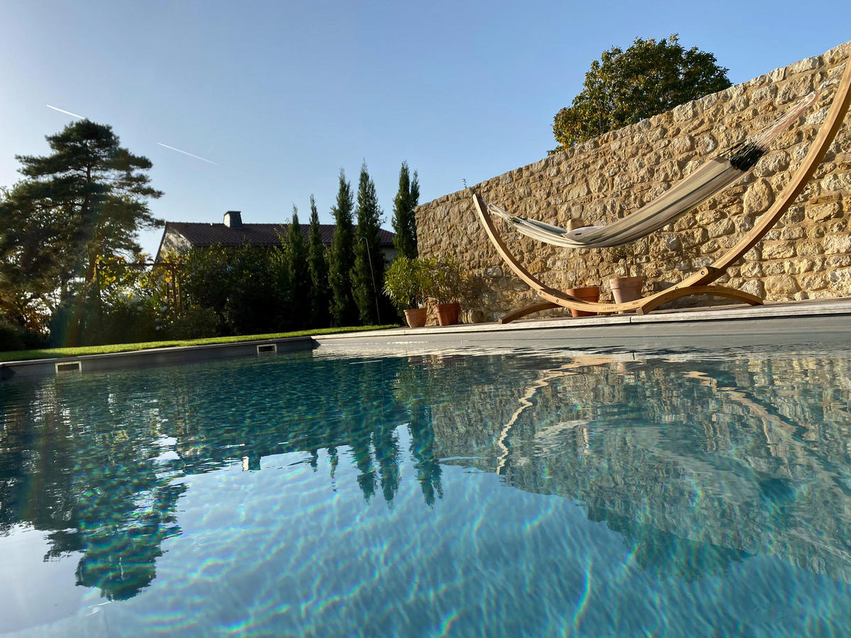 HÄNGEMATTE double outdoor  - Weiß/Hellgrün, KONVENTIONELL, Textil (160/350cm) - La Siesta
