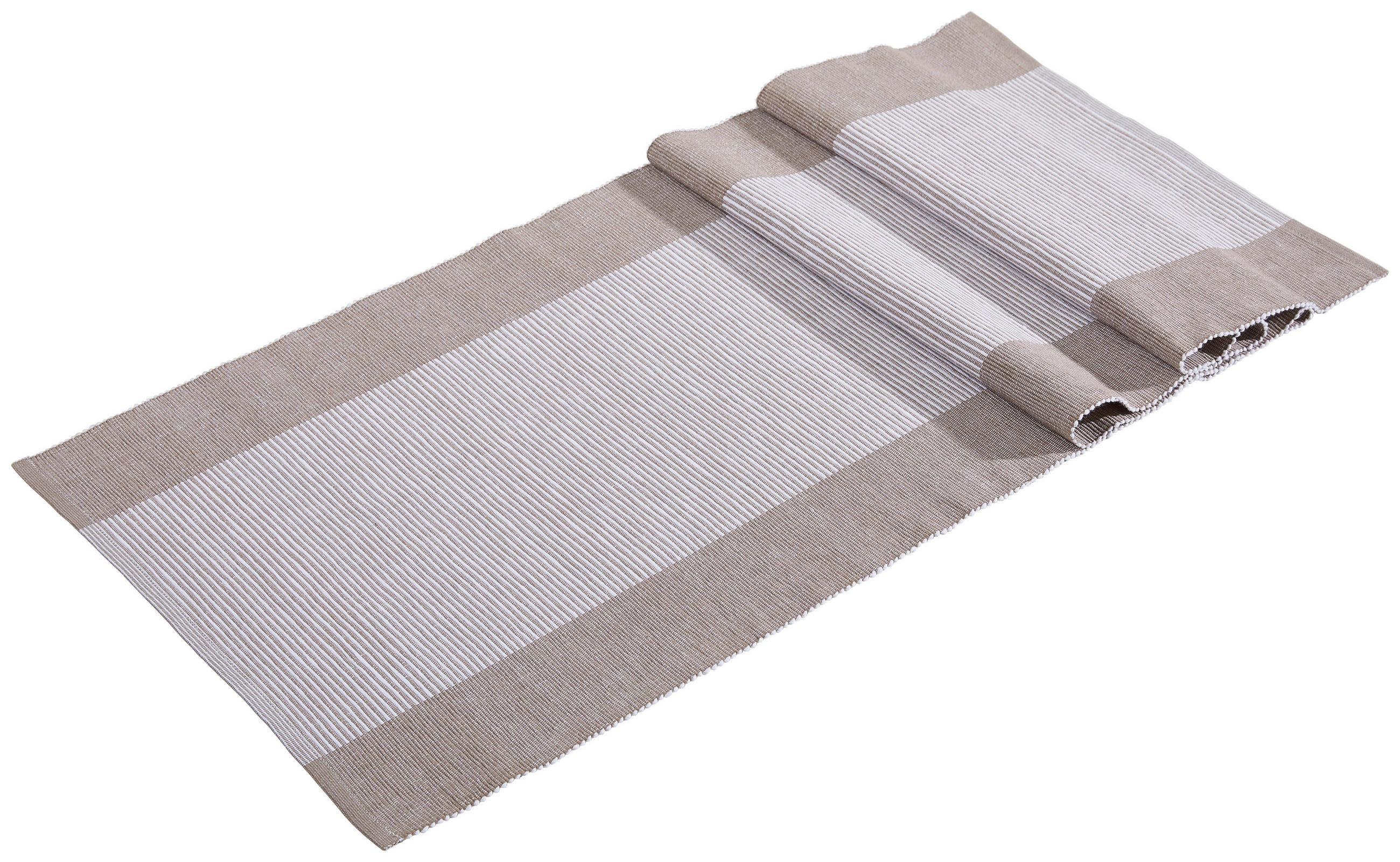 BĚHOUN NA STŮL, 40/140 cm, šedohnědá - šedohnědá, textil (40/140cm) - Esposa