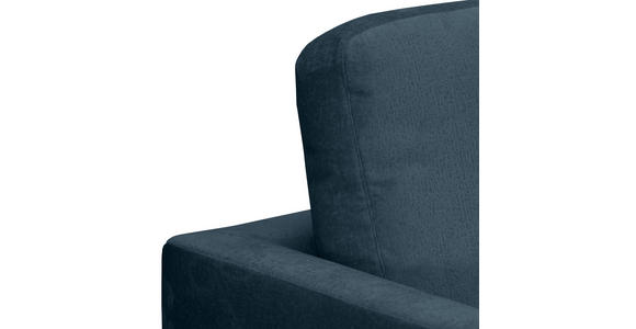 ECKSOFA Dunkelgrau Chenille  - Dunkelgrau/Silberfarben, KONVENTIONELL, Textil/Metall (284/143cm) - Carryhome