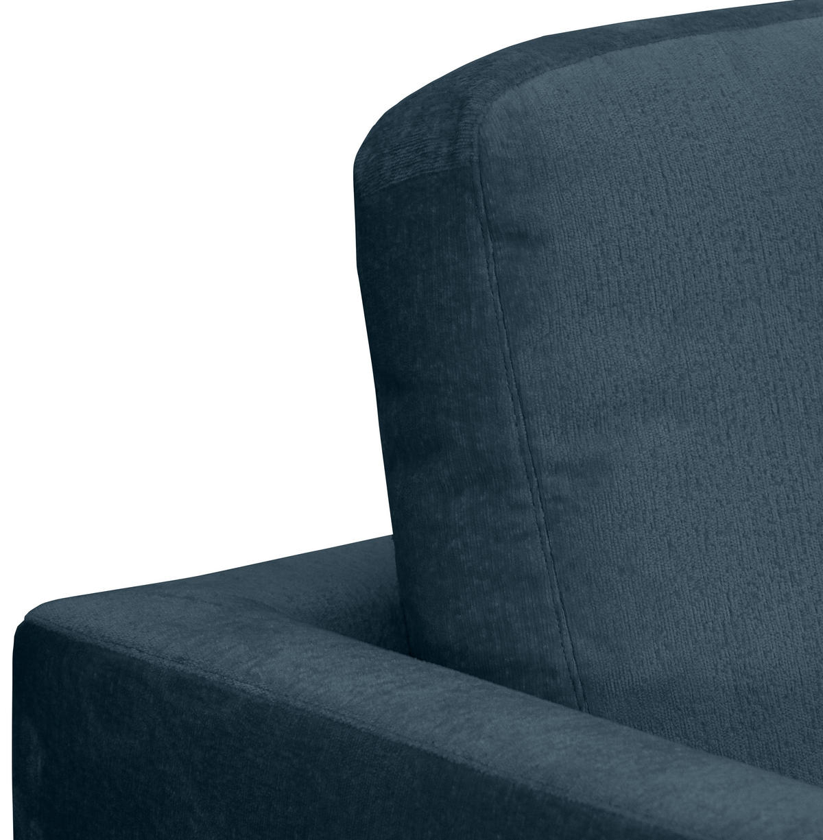 ECKSOFA Dunkelgrau Chenille  - Dunkelgrau/Silberfarben, KONVENTIONELL, Textil/Metall (284/143cm) - Carryhome