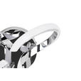 LED-DECKENLEUCHTE 34,5/19 cm   - Chromfarben, Design, Kunststoff/Metall (34,5/19cm) - Novel