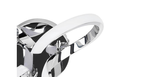LED-DECKENLEUCHTE 34,5/19 cm - Chromfarben, Design, Kunststoff/Metall (34,5/19cm) - Novel