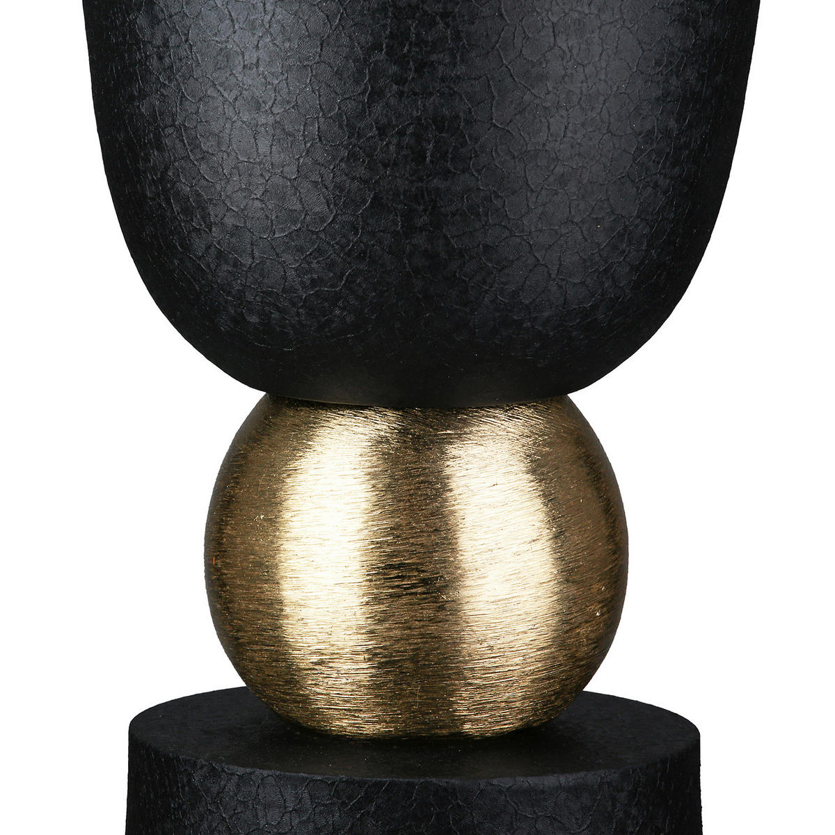 BODENVASE Nama  - Goldfarben/Schwarz, LIFESTYLE, Metall (21/48cm)