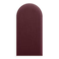WANDPANEEL 30/60/2.5 cm  - Bordeaux, Basics, Kunststoff/Textil (30/60/2.5cm)
