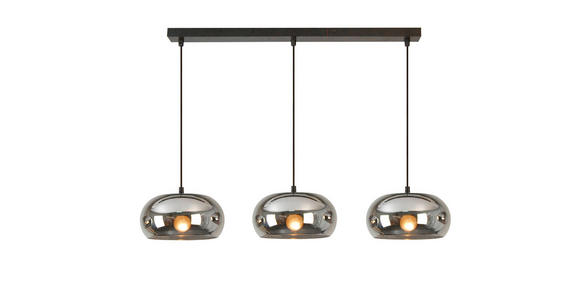 HÄNGELEUCHTE 68/20/120 cm  - Schwarz, Trend, Glas/Metall (68/20/120cm) - Novel