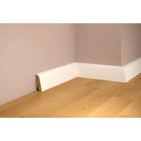 SOCKELLEISTE, Weiss RAL 9016  - KONVENTIONELL, Holz (250/4/1,8cm) - Tilo