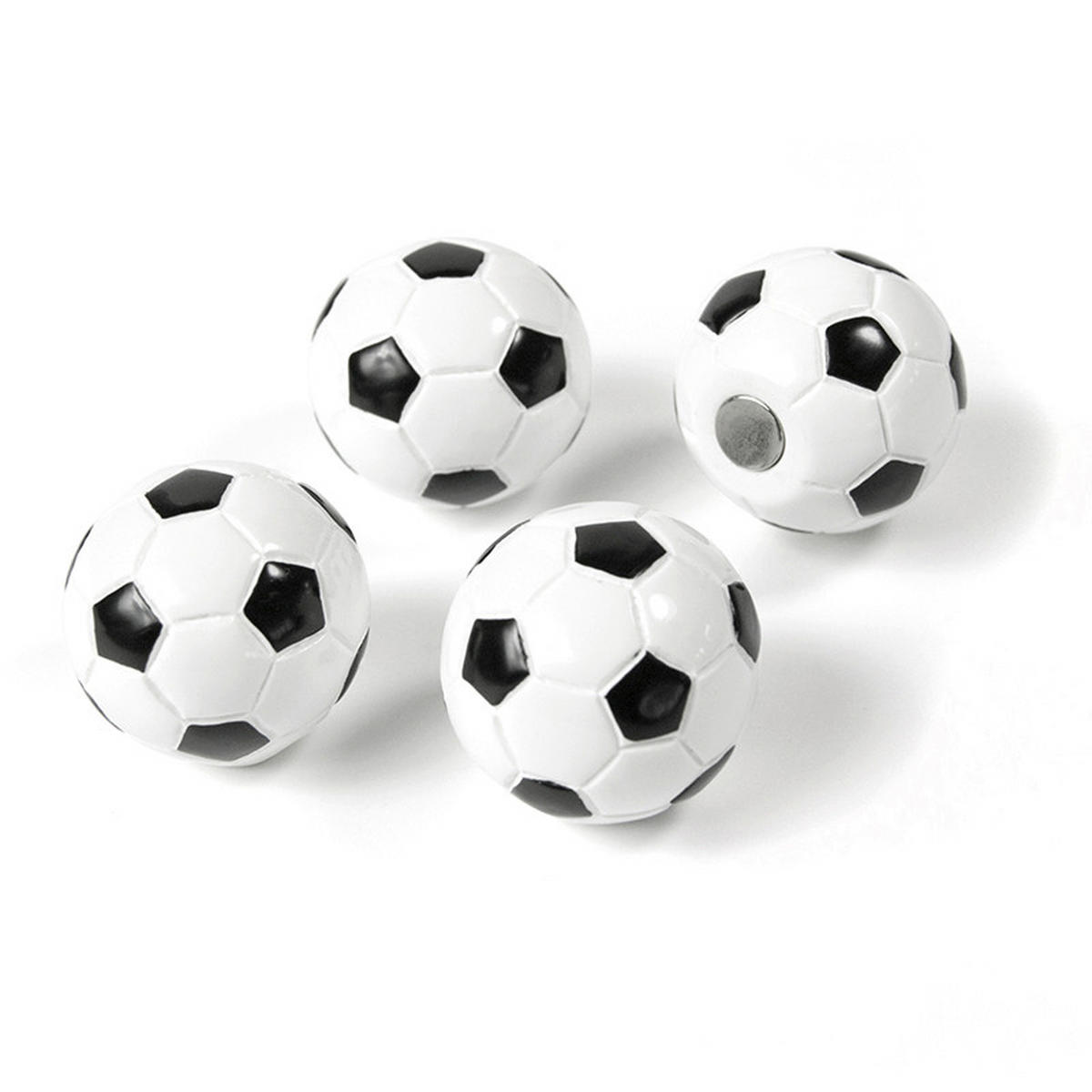 MAGNETSET  - Weiss/Schwarz, Basics, Kunststoff (2,2/1,9cm)