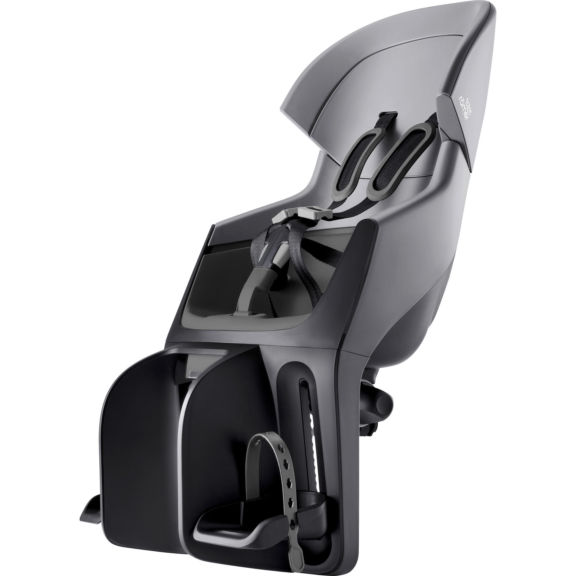 FAHRRADKINDERSITZ - Graublau/Grau, Basics, Kunststoff/Textil (44/79/39,5cm) - Britax Römer