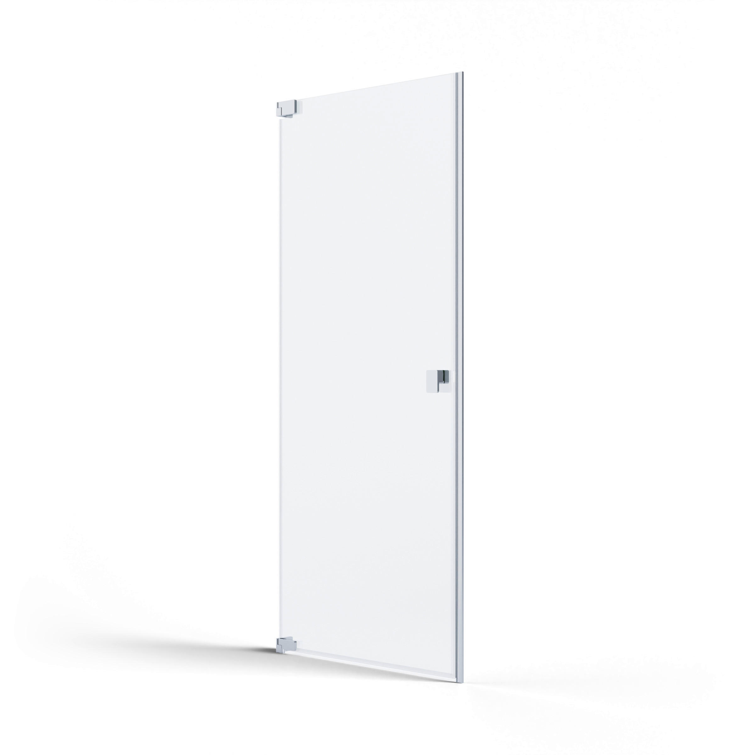 DUSCHTÜR Chromfarben  90/200 cm  - Chromfarben, MODERN, Glas/Metall (90/200cm) - Schöner Wohnen