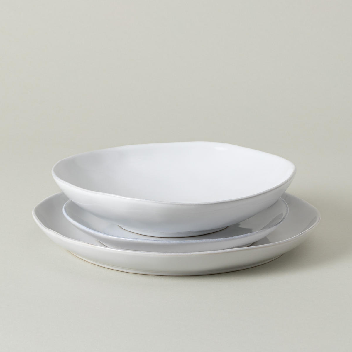 KOMBISERVICE Weiß LIVIA 3-teilig 1 Personen  - Weiß, Basics, Keramik - Costa Nova