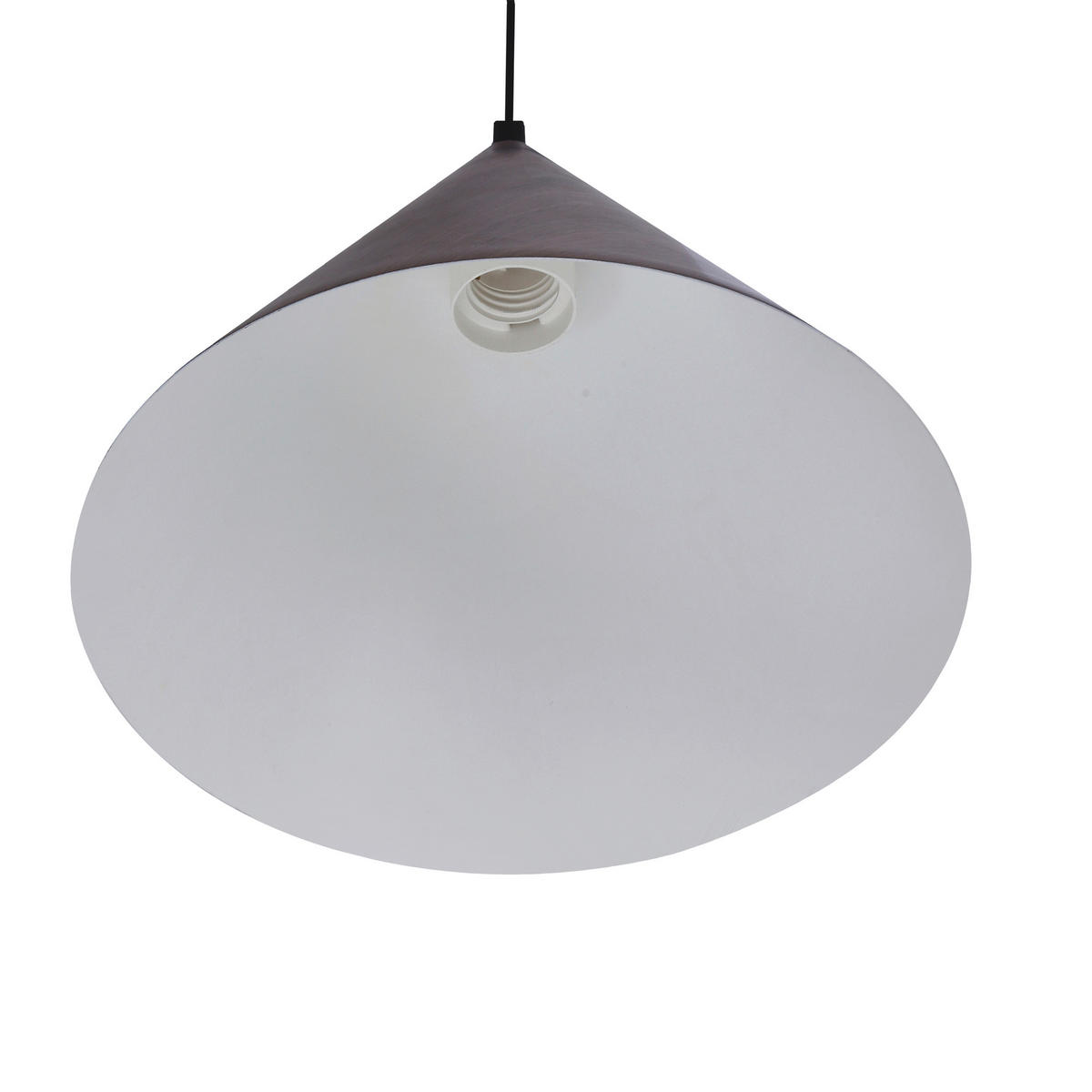 PENDELLAMPA Dunca 25/25/110 cm  - nötfärg/svart, Design, metall (25/25/110cm)