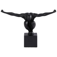 SKULPTUR - Schwarz, Design, Kunststoff (32/11,5/23cm) - Ambia Home