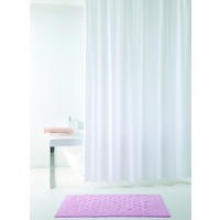 DUSCHVORHANG Allura 120/200 cm  - Weiß, Basics, Kunststoff (120/200cm) - Grund