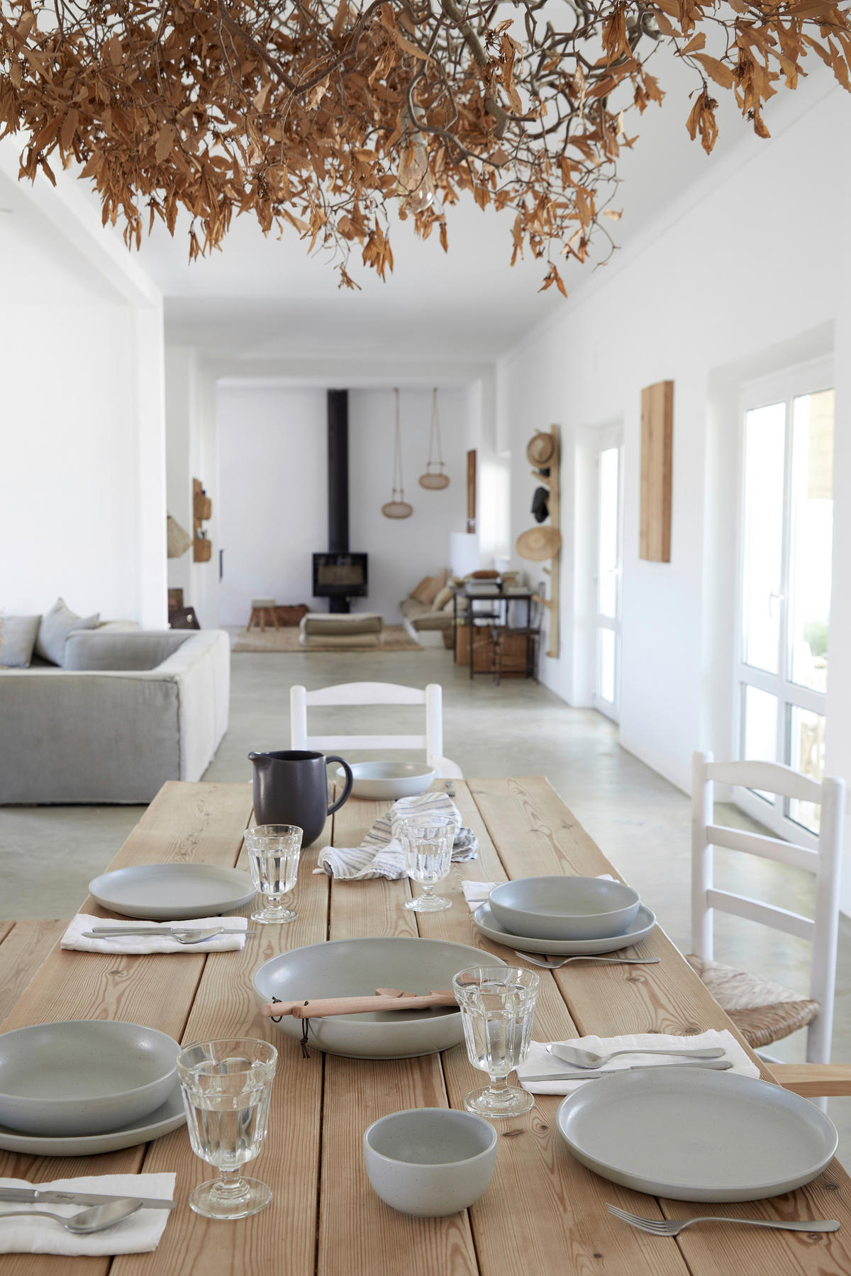 KOMBISERVICE Salbeigrün PACIFICA 12-teilig 4 Personen  - Salbeigrün, Basics, Keramik - Costa Nova