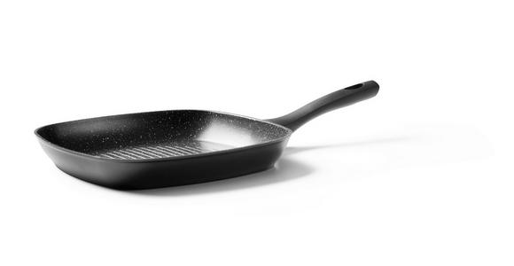 PFANNENSET Aluminium 2-teilig  - Schwarz/Weiß, Basics, Kunststoff/Metall (28+28cm) - Homeware Profession.