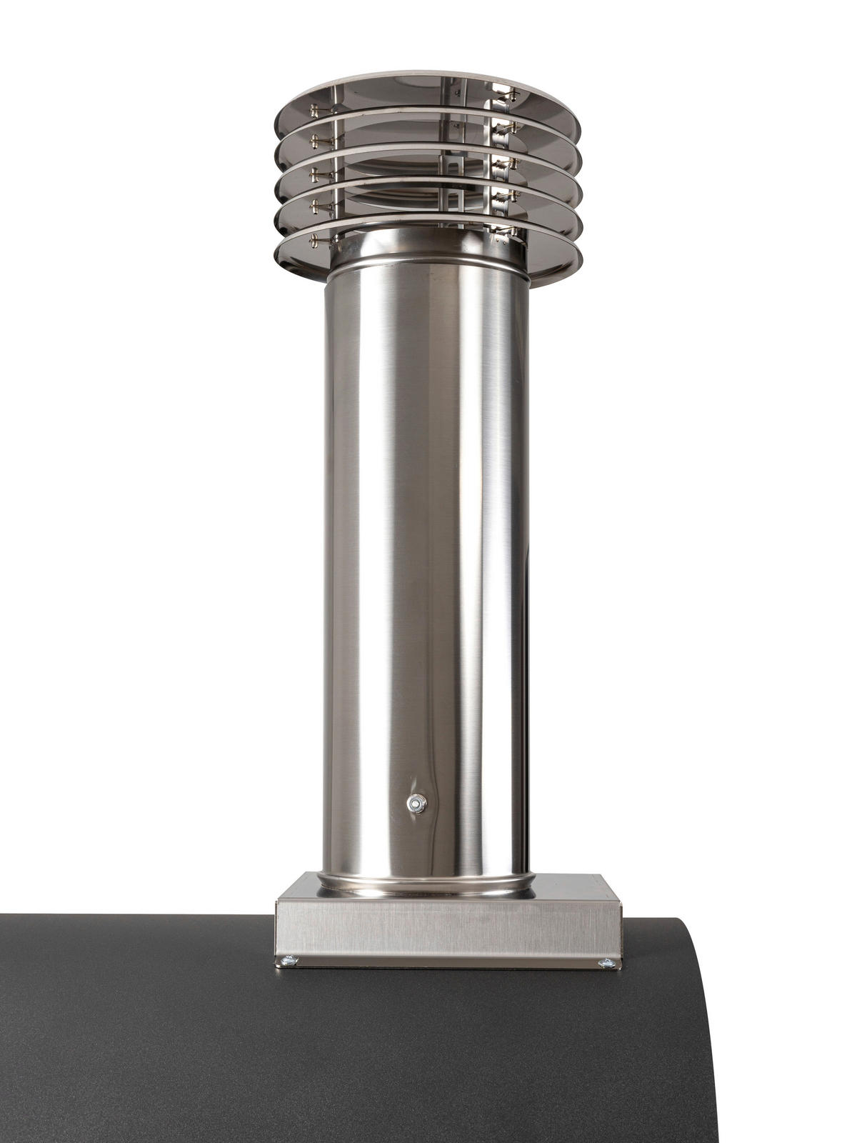 PIZZAOFEN - Edelstahlfarben, Design, Metall (80/140/86cm) - Nouvel