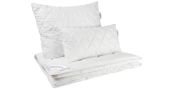 KOPFPOLSTER 70/90 cm - Weiß, Basics, Naturmaterialien/Textil (70/90cm) - Sleeptex