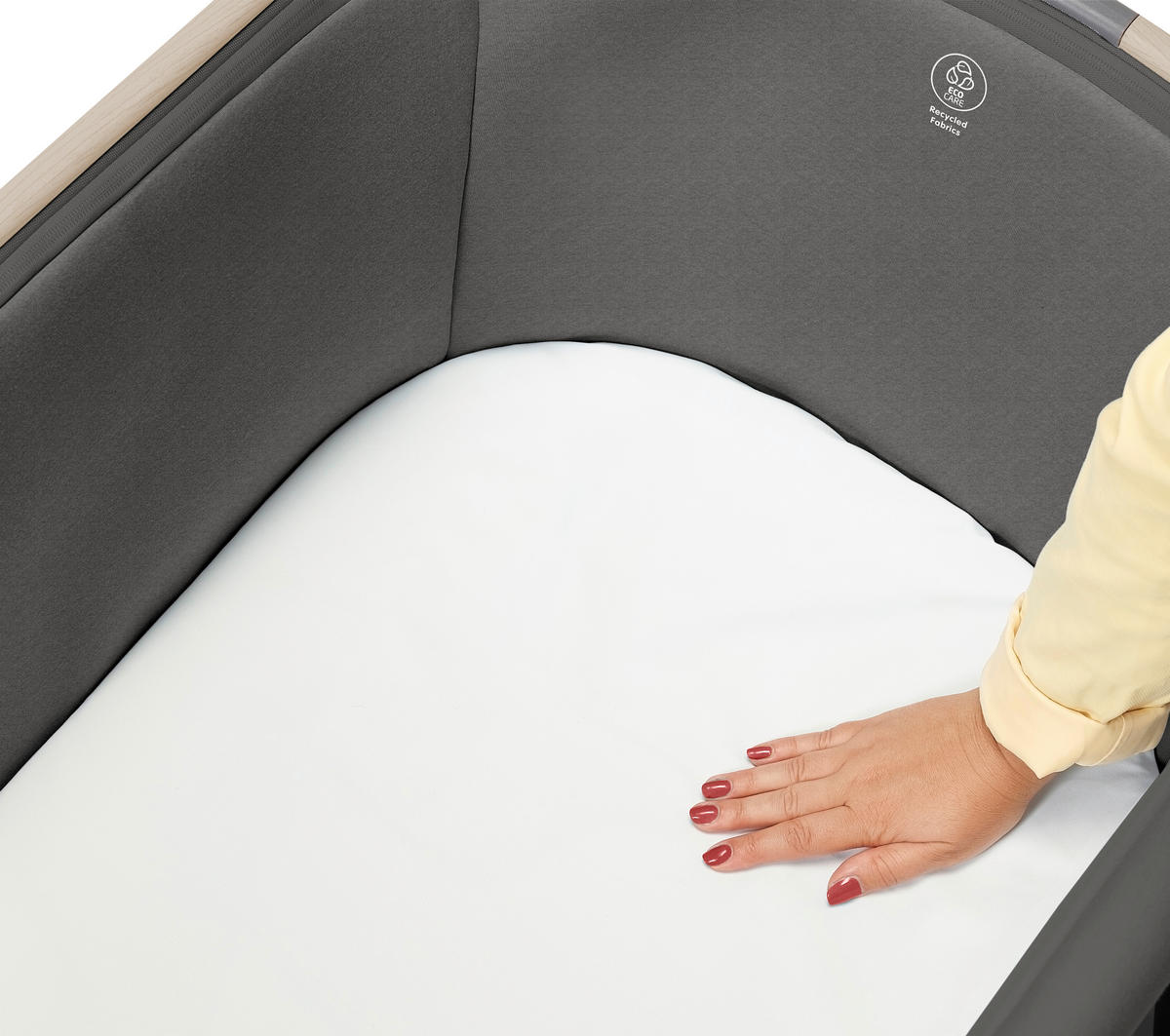 DODATNA POSTELJICA IORA 93/74,5/55 cm temno siva  - temno siva, Basics, kovina/umetna masa (93/74,5/55cm) - Maxi-Cosi