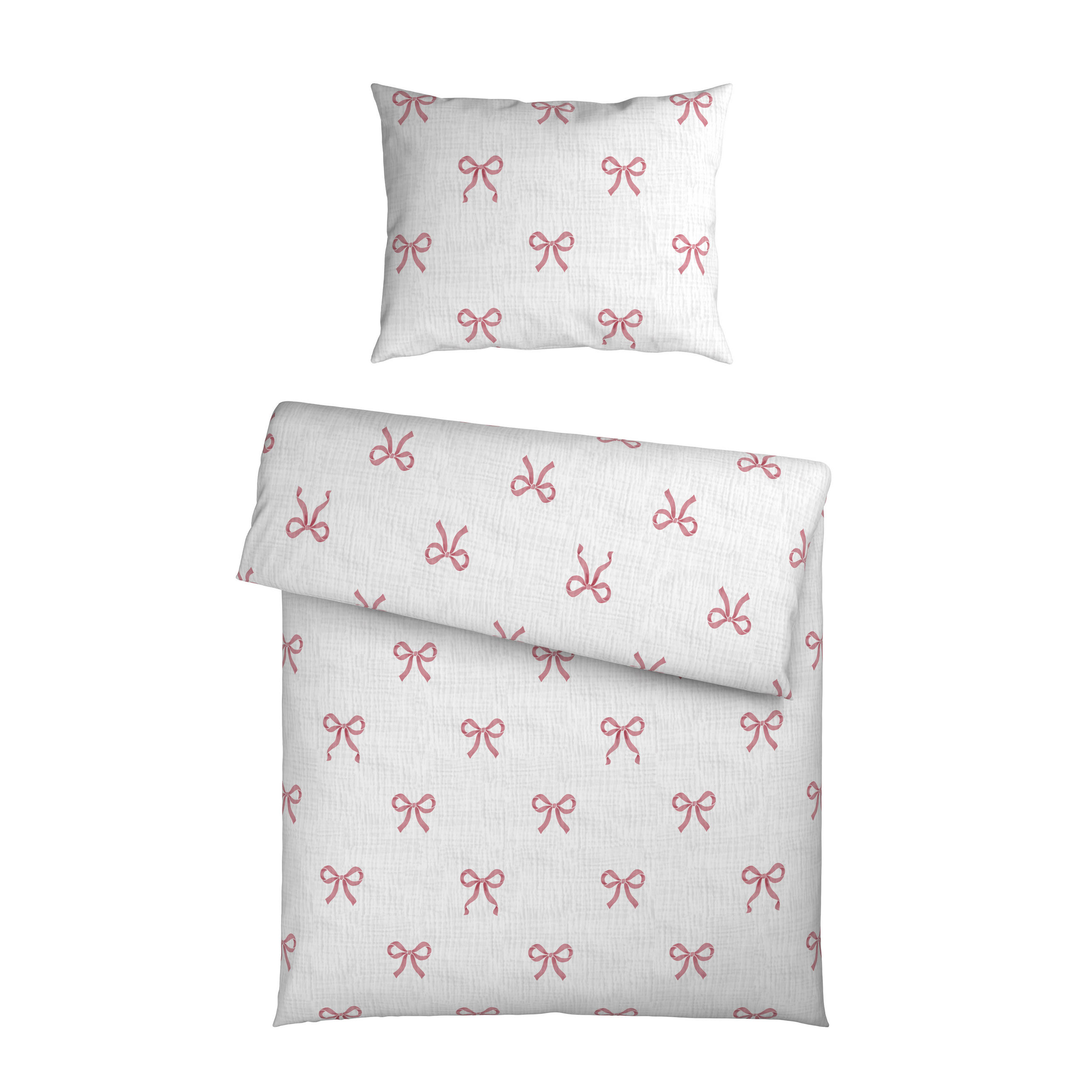 BETTWÄSCHE 2-teilig Musselin 140/200 cm  - Rosa, Textil (140/200cm) - Esposa