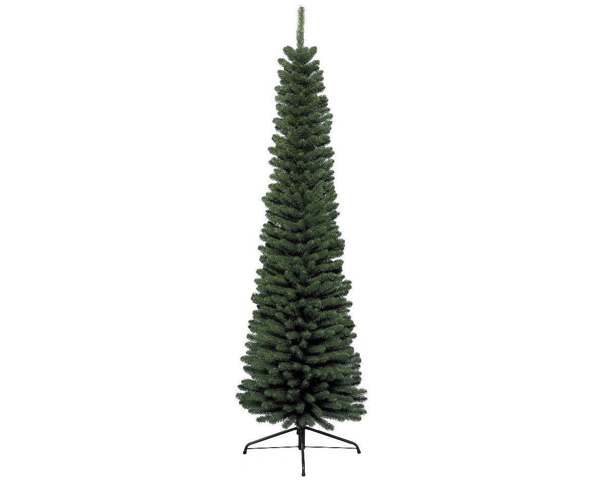 BOŽIČNA JELKA 210 cm  - zelena, Basics, kovina/umetna masa (60/210cm) - X-Mas