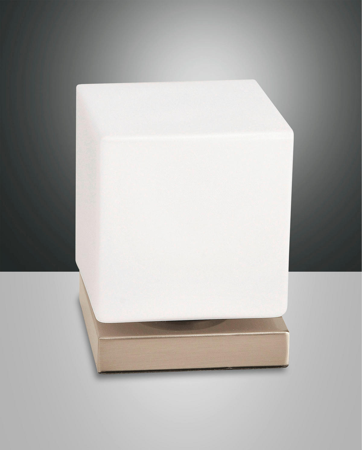 LED-TISCHLEUCHTE 11/11/14 cm   - Goldfarben/Weiß, Basics, Glas/Metall (11/11/14cm) - Fabas Luce