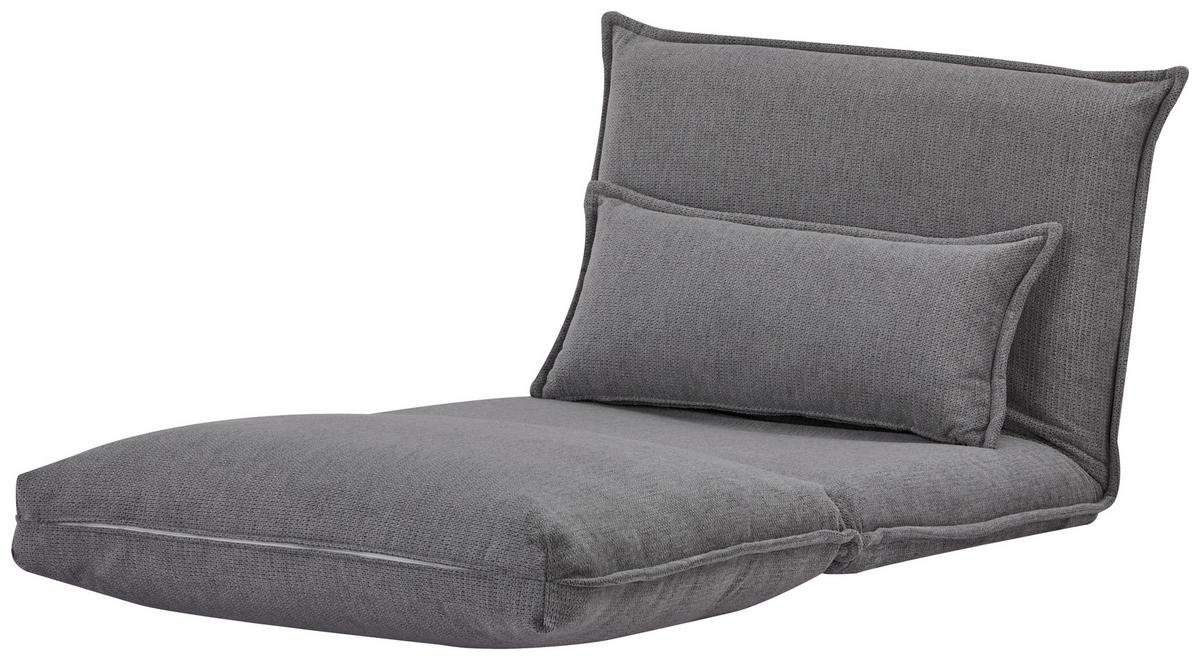 SCHLAFSESSEL in Webstoff Grau  - Grau, MODERN, Textil (85,5/59/67cm) - MID.YOU