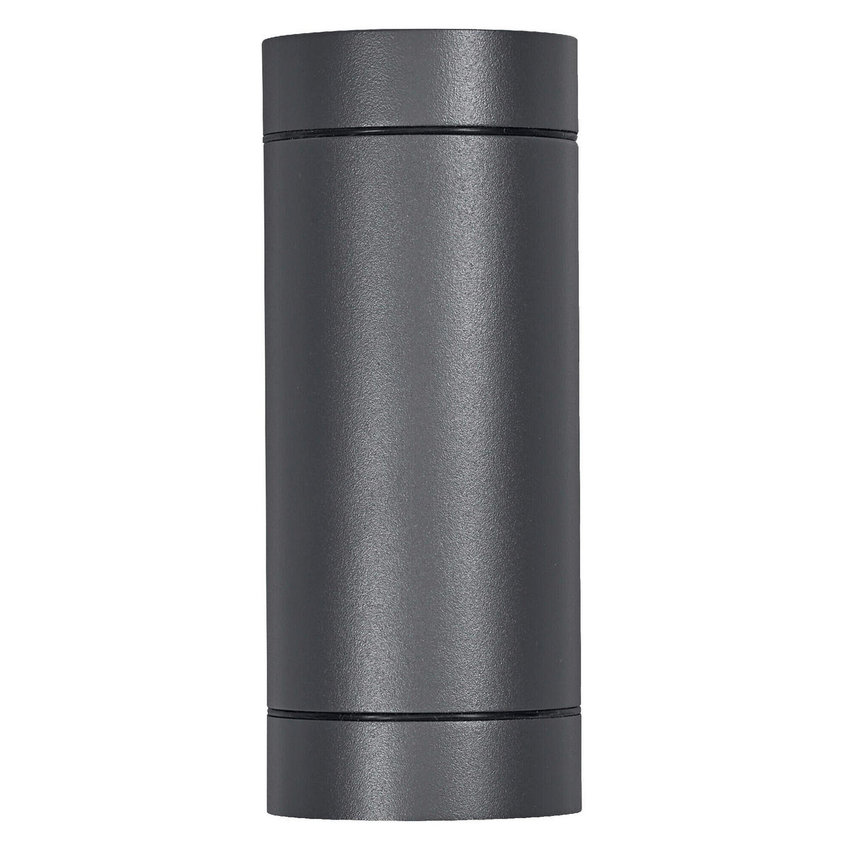 AUßENLEUCHTE 6,5/10/15,8 cm   - Dunkelgrau, Basics, Glas/Metall (6,5/10/15,8cm) - Osram