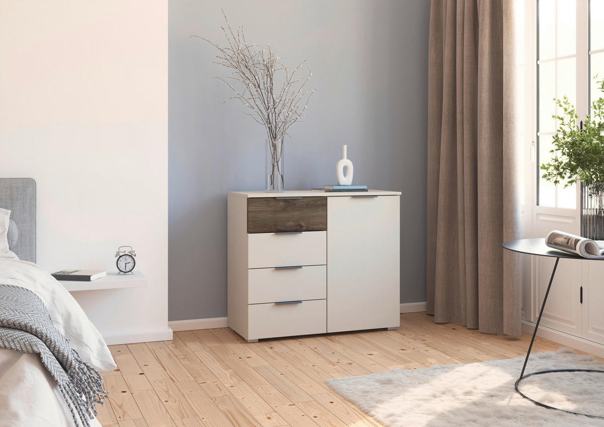 KOMMODE  in 93/81/42 cm  - Champagner, Trend, Holzwerkstoff (93/81/42cm)